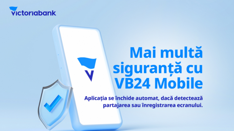 Victoriabank lansează noi funcții anti-fraudă în VB24 Mobile pentru protecția conturilor clienților