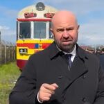 Locomotiva s-a stricat la inaugurarea căii ferate Cantemir – Fălciu. Bolea: „E de bine”