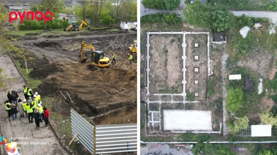 1,4 milioane de lei într-o fundație cu probleme: de ce a fost blocată construcția complexului sportiv din Edineț