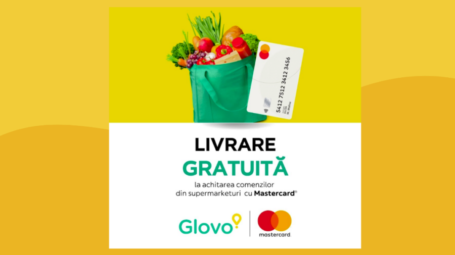 Comandă produsele de Paște prin Glovo și ai livrare gratuită cu Mastercard până pe 11 mai