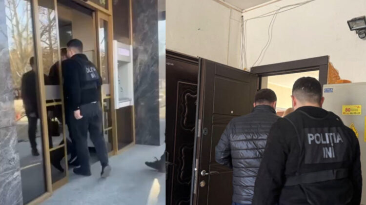 Date confidențiale scurse: percheziții la o bancă din Chișinău și la domiciliile angajaților
