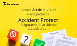 Victoriabank lansează asigurarea de accidente atașată contului curent,  cu doar 25 de lei pe lună