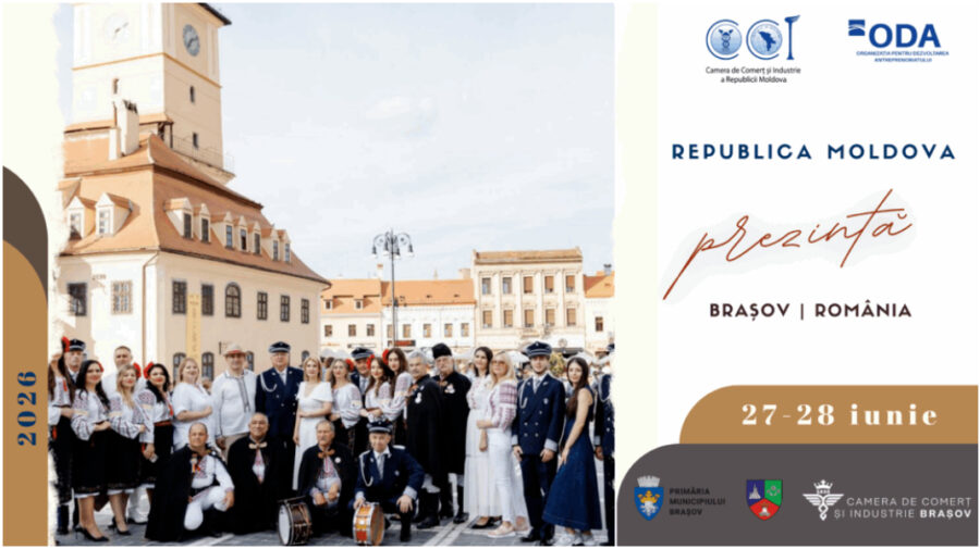 Antreprenorii autohtoni sunt așteptați la „Republica Moldova Prezintă”. Evenimentul va avea loc în centrul Brașovului