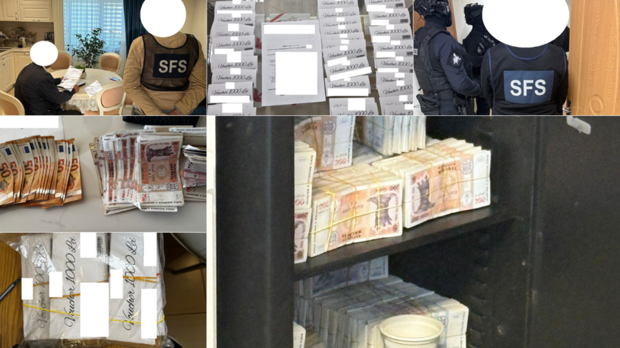 39 de percheziții după o schemă de spălare de bani de peste 10 milioane de lei prin vouchere fictive