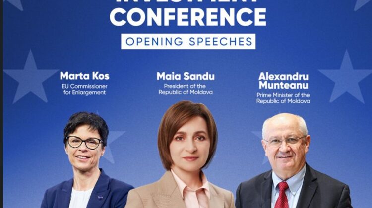 Maia Sandu și comisara europeană Marta Kos vor deschide Conferința de Investiții UE–Moldova