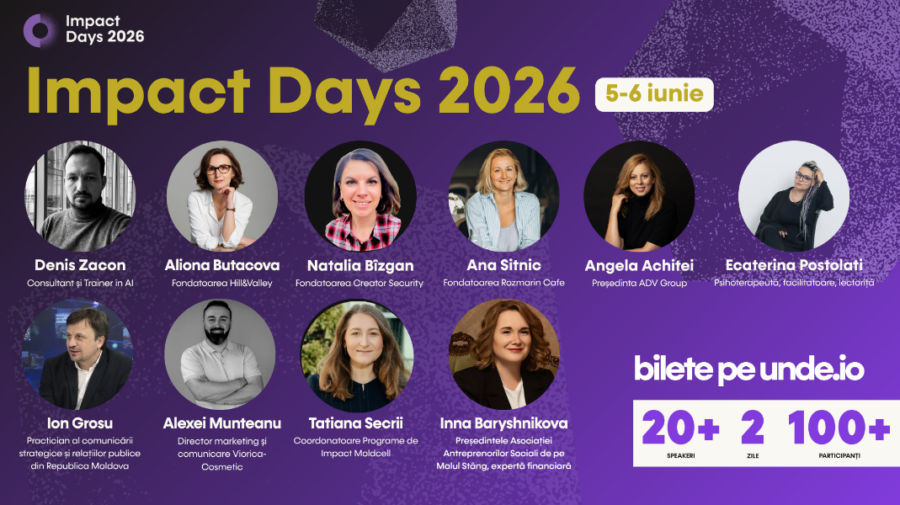 Impact Days Moldova 2026: idei, oameni și soluții pentru o economie mai rezilientă
