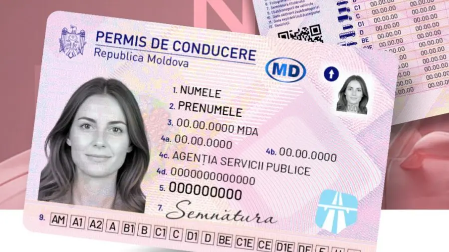 Permis nou pentru șoferii din Moldova: ASP introduce documentul cu cod QR și 40 de elemente de securitate. Cât va costa