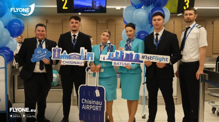 Zboruri directe la mare în Georgia. FLYONE a lansat o nouă cursă aeriană Chișinău – Batumi