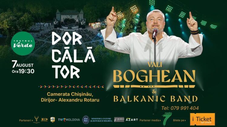 O seară în care muzica ne aduce împreună: Vali Boghean și Balkanic Symphony, pe 7 august, la Teatrul Verde