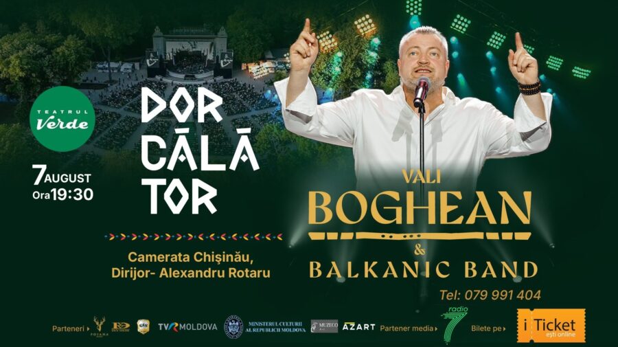 O seară în care muzica ne aduce împreună: Vali Boghean și Balkanic Symphony, pe 7 august, la Teatrul Verde
