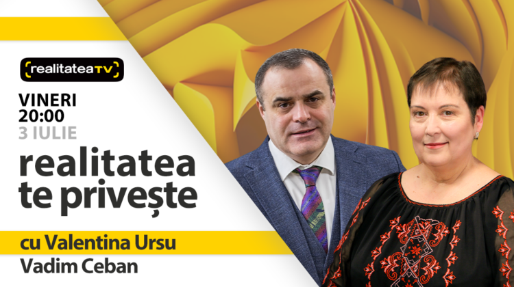 Președintele Moldovagaz, Vadim Ceban invitat la emisiunea „Realitatea te privește”