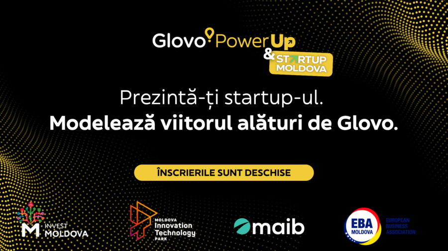 Glovo lansează Power Up în Moldova, competiția dedicată startup-urilor locale