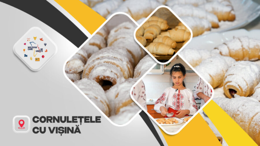 Cornulețele cu vișină – deliciul din casele moldovenilor
