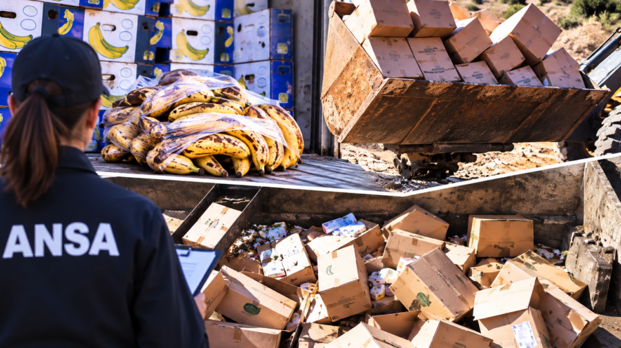 Aproape 24 de tone de banane alterate și ceai cu pesticide, blocate la import și trimise la gunoi