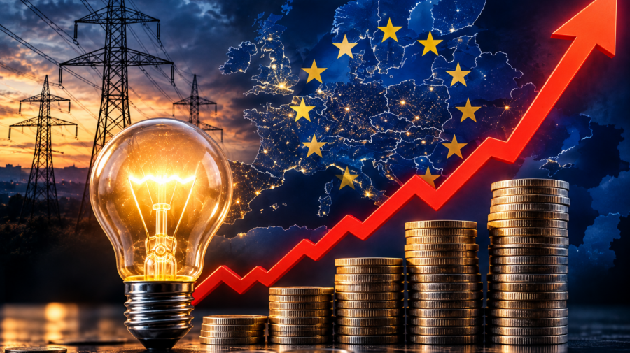Europa, lovită de scumpirea bruscă a curentului: Creșteri de până la 70% într-o zi