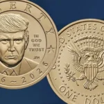 Trump ajunge pe bani: SUA pun în circulație moneda cu chipul președintelui