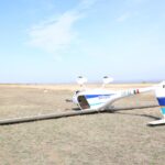 Accident de aviație la Vadul lui Vodă: o aeronavă s-a răsturnat cu o persoană la bord