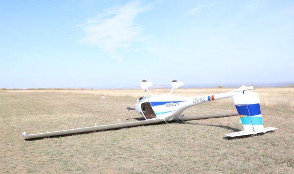 Accident de aviație la Vadul lui Vodă: o aeronavă s-a răsturnat cu o persoană la bord